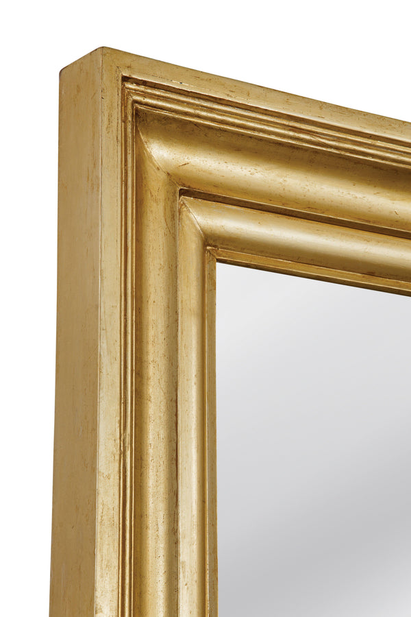 Garcia MDF Gold Vertical Floor Mirror Floor Mirrors LOOMLAN By Bassett Mirror