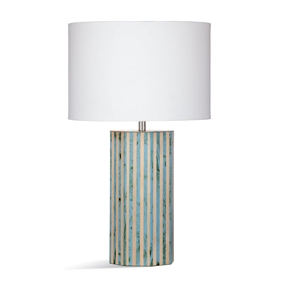 Garrett Wood Multicolor Table Lamp Table Lamps LOOMLAN By Bassett Mirror