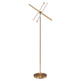 Garza Floor Lamp Brass Floor Lamps LOOMLAN By Zuo Modern