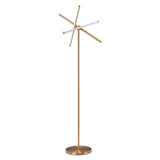 Garza Floor Lamp Brass Floor Lamps LOOMLAN By Zuo Modern