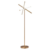 Garza Floor Lamp Brass Floor Lamps LOOMLAN By Zuo Modern