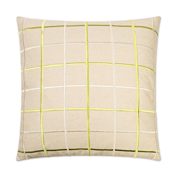 Gateway Citron Brown Throw Pillow With Insert Throw Pillows LOOMLAN By D.V. Kap