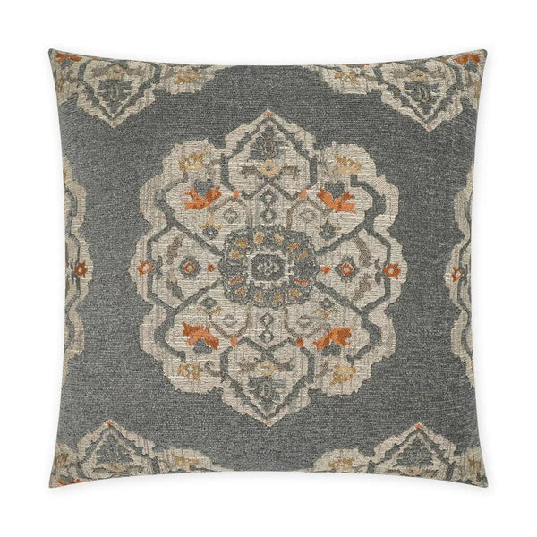 Gathering Grey Large Throw Pillow With Insert Throw Pillows LOOMLAN By D.V. Kap