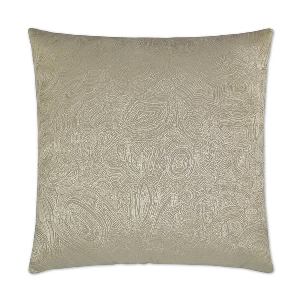 Gatsby Champagne Brown Throw Pillow With Insert Throw Pillows LOOMLAN By D.V. Kap