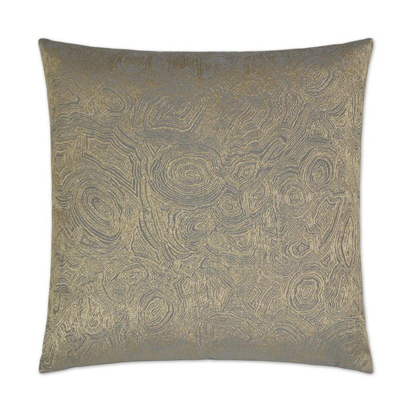 Gatsby Taupe Throw Pillow With Insert Throw Pillows LOOMLAN By D.V. Kap