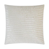 Gene Fur Ivory Throw Pillow With Insert Throw Pillows LOOMLAN By D.V. Kap