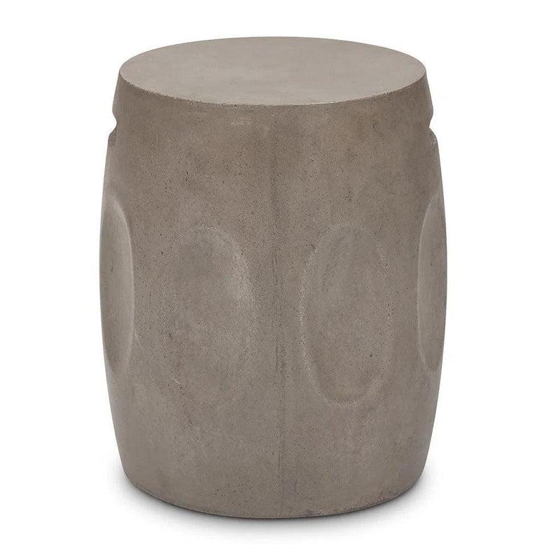 Genevieve Fiber Reinforced Concrete Side Table Outdoor Side Tables LOOMLAN By Urbia