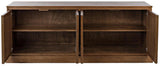 Genti Wood Sideboard With 4 Doors Sideboards LOOMLAN By Noir