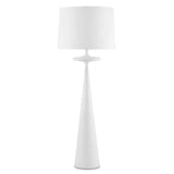 Gesso White Giacomo Floor Lamp Floor Lamps LOOMLAN By Currey & Co