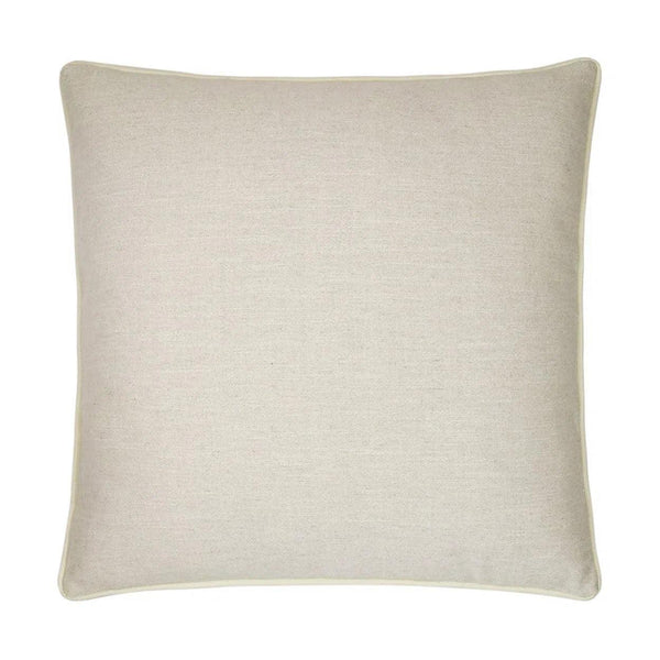 Ghent Ivory Solid Ivory Tan Taupe Large Throw Pillow With Insert Throw Pillows LOOMLAN By D.V. Kap