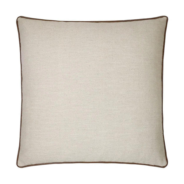 Ghent Saddle Solid Tan Taupe Brown Large Throw Pillow With Insert Throw Pillows LOOMLAN By D.V. Kap