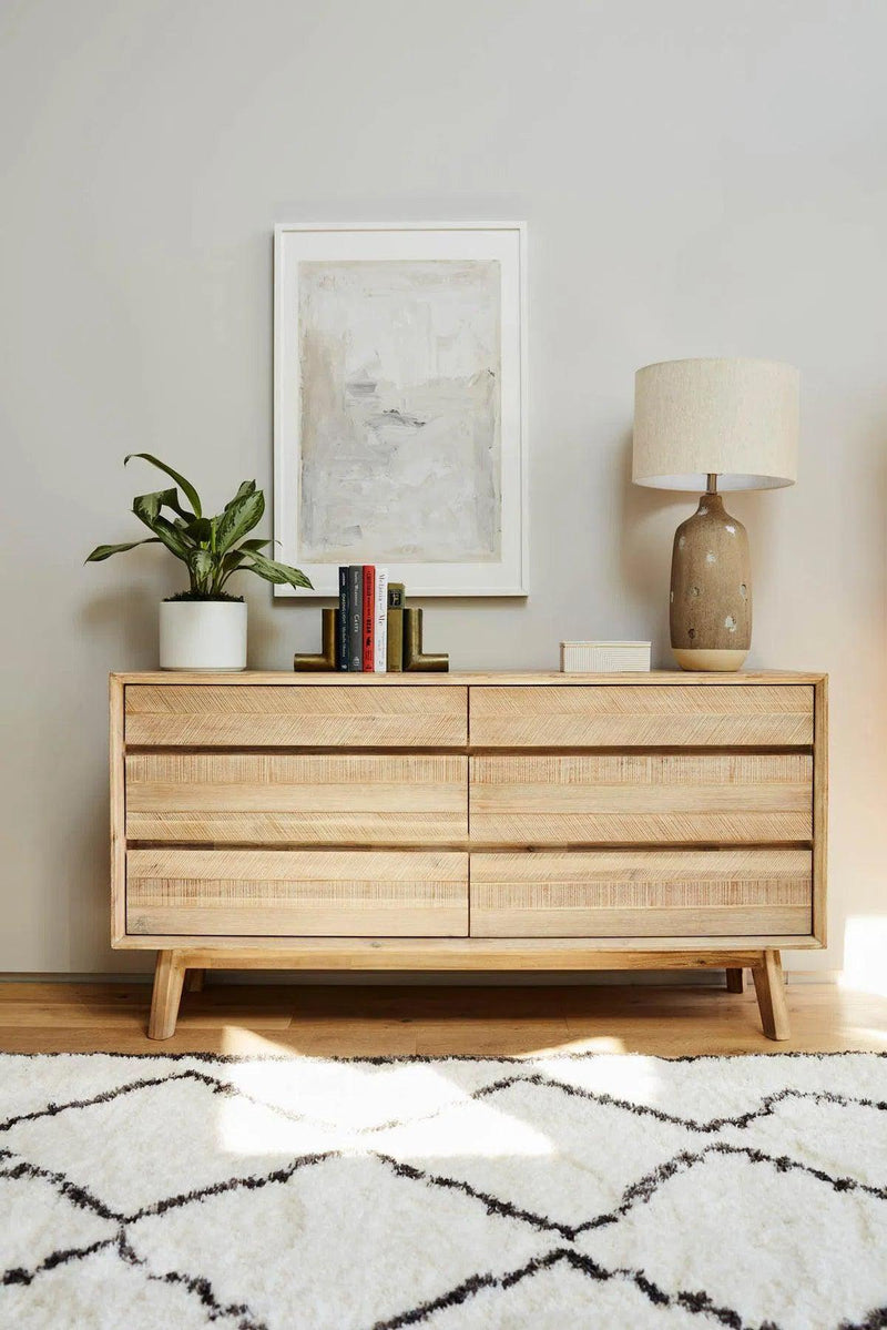 Gia 6 Drawer Dresser Dressers LOOMLAN By LH Imports