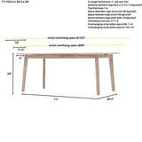 Gia Extension Dining Table Dining Tables LOOMLAN By LH Imports