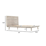 Gia Natural Wood Platform Bed Frame Beds LOOMLAN By LH Imports