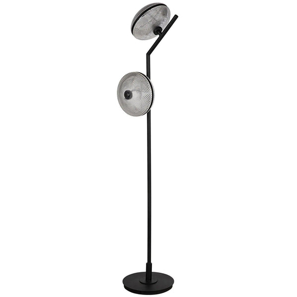 Gibson Floor Lamp, Black Steel Floor Lamps LOOMLAN By Noir