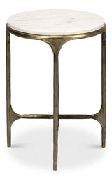 Gimlet Round End Table Side Tables LOOMLAN By Sarreid