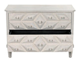 Giza Wood White Dresser Dressers LOOMLAN By Noir