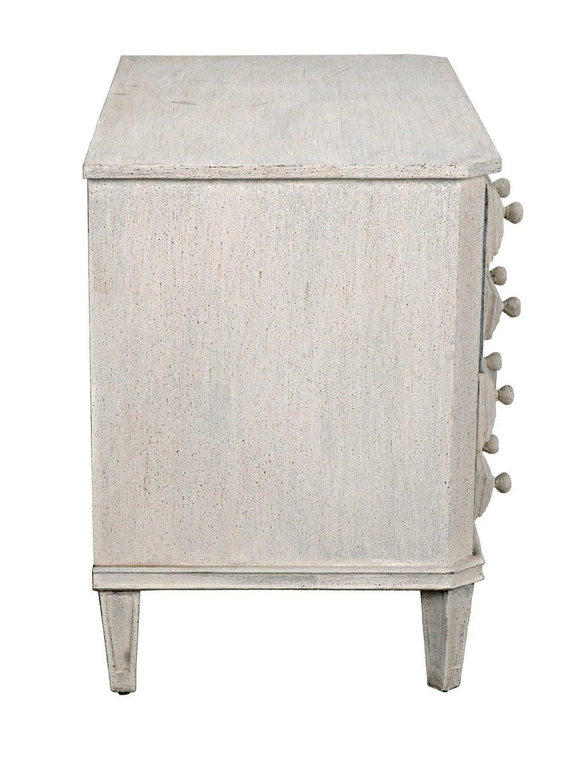 Giza Wood White Dresser Dressers LOOMLAN By Noir