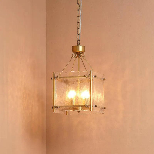 Glenn Small Square Chandelier AB Chandeliers LOOMLAN By Jamie Young