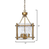 Glenn Small Square Chandelier AB Chandeliers LOOMLAN By Jamie Young