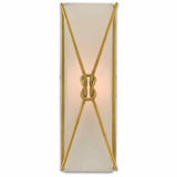 Gold Leaf Ariadne Large Wall Sconce Wall Sconces LOOMLAN By Currey & Co