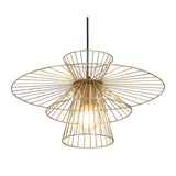 Golden Lighting Pendant Azzi Ceiling Lamp Gold Pendants LOOMLAN By Zuo Modern