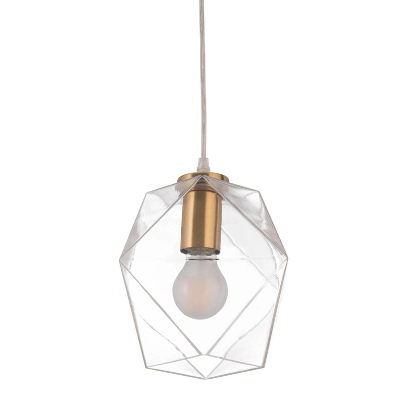 Golden Lighting Pendant Ceiling Lamp Gold Pendants LOOMLAN By Zuo Modern