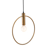 Golden Lighting Pendants Irenza Ceiling Lamp Brass Pendants LOOMLAN By Zuo Modern