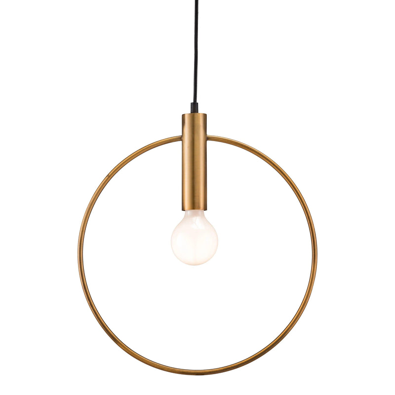 Golden Lighting Pendants Irenza Ceiling Lamp Brass Pendants LOOMLAN By Zuo Modern