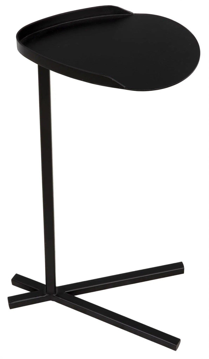 Golem Side Table, Black Steel Side Tables LOOMLAN By Noir