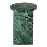 Grace Marble Round Accent Table Side Tables LOOMLAN By Moe's Home