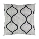 Gradient Black Throw Pillow With Insert Throw Pillows LOOMLAN By D.V. Kap