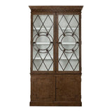 Grafton Curio Display Cabinet Glass Doors Bookcase Buffets & Curios LOOMLAN By Sarreid