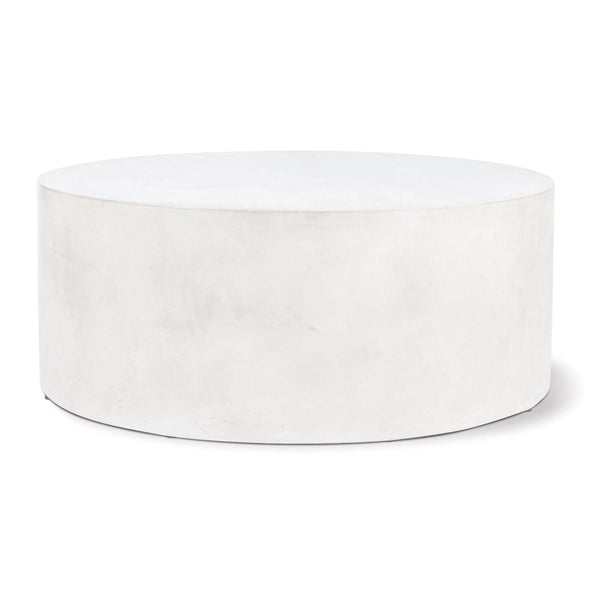 Grand Louis Coffee Table - White Outdoor Coffee Table Outdoor Coffee Tables LOOMLAN By Seasonal Living