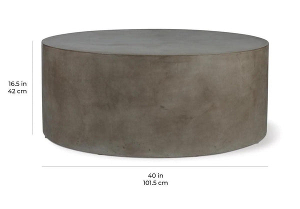 Grand Louis Coffee Table - White Outdoor Coffee Table Outdoor Coffee Tables LOOMLAN By Seasonal Living