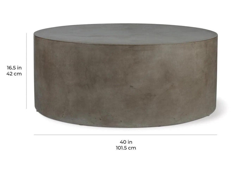 Grand Louis Coffee Table - White Outdoor Coffee Table Outdoor Coffee Tables LOOMLAN By Seasonal Living