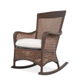 Grand Traverse 3Pc Set Adjustable Chaise Lounge With Rocker Chair Outdoor Lounge Sets LOOMLAN By Lloyd Flanders