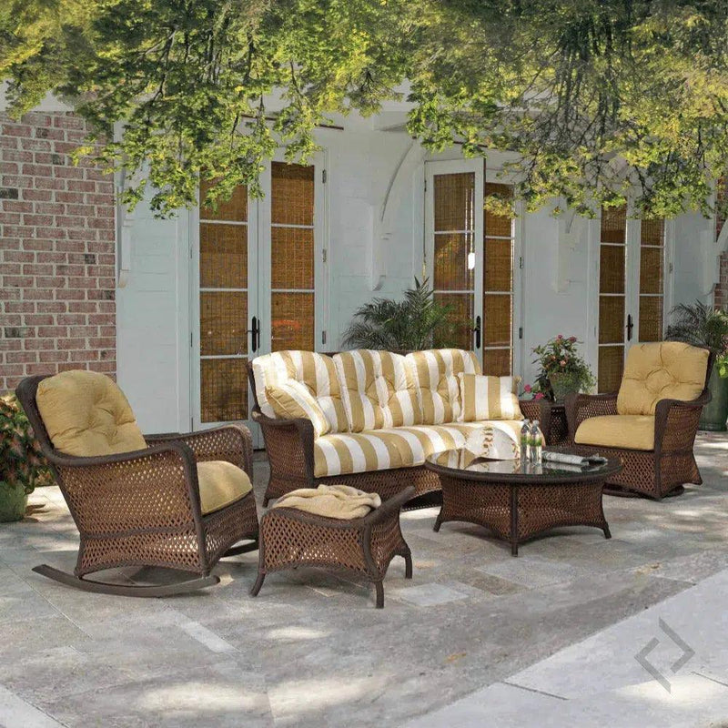 Grand Traverse Patio Ottoman Outdoor Furniture Lloyd Flanders Outdoor Ottomans LOOMLAN By Lloyd Flanders