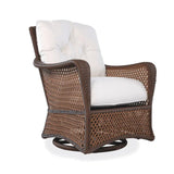 Grand Traverse Patio Swivel Glider Lounge Chair With Sunbrella Cushions Outdoor Lounge Chairs LOOMLAN By Lloyd Flanders