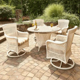 Grand Traverse Patio Swivel Glider Lounge Chair With Sunbrella Cushions Outdoor Lounge Chairs LOOMLAN By Lloyd Flanders