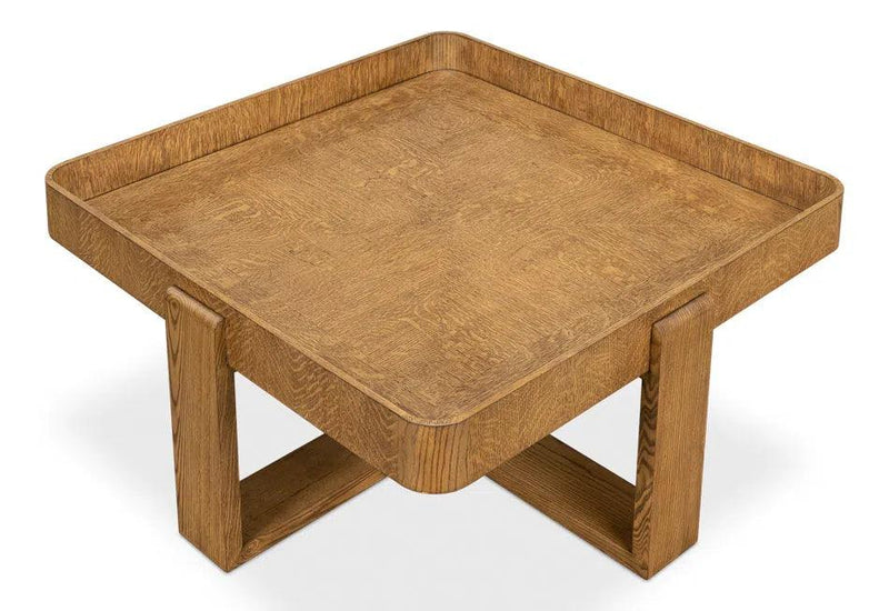 Grand Traytop Cocktail Table Heather Grey Coffee Tables LOOMLAN By Sarreid