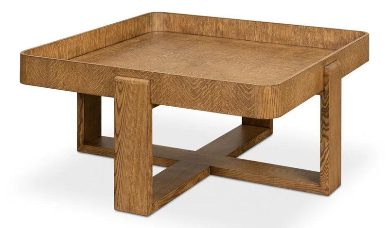 Grand Traytop Cocktail Table Heather Grey Coffee Tables LOOMLAN By Sarreid