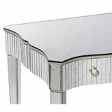 Granello Silver Leaf Antique Gilda Vanity Table Home Office Desks LOOMLAN By Currey & Co