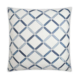 Granville Marine Blue Throw Pillow With Insert Throw Pillows LOOMLAN By D.V. Kap