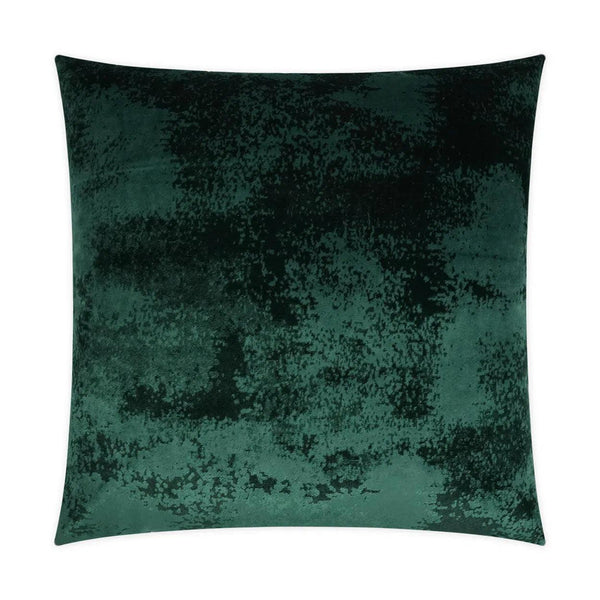 Grated Emerald Solid Green Large Throw Pillow With Insert Throw Pillows LOOMLAN By D.V. Kap
