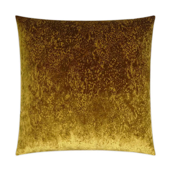 Grated Ochre Solid Chartreuse Large Throw Pillow With Insert Throw Pillows LOOMLAN By D.V. Kap