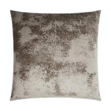 Grated Taupe Throw Pillow With Insert Throw Pillows LOOMLAN By D.V. Kap