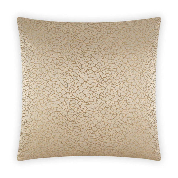 Gravel Brown Throw Pillow With Insert Throw Pillows LOOMLAN By D.V. Kap