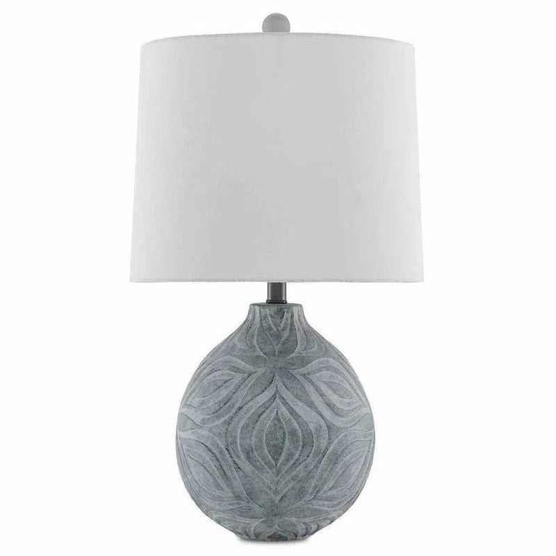 Gray Stone Wash Hadi Table Lamp Table Lamps LOOMLAN By Currey & Co