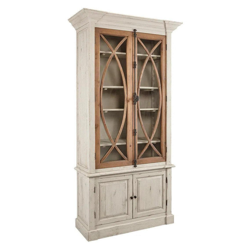 Grayson Fretwork Cabinet Buffets & Curios LOOMLAN By Furniture Classics